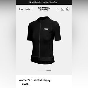 PAS Normal Studios Women's Essential Jersey
— Black Size XS - brand new
